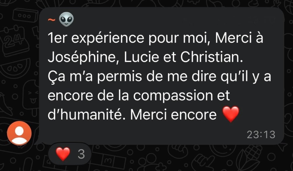 Témoignage participant